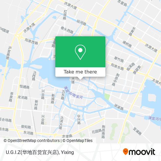 U.G.I.Z(华地百货宜兴店) map