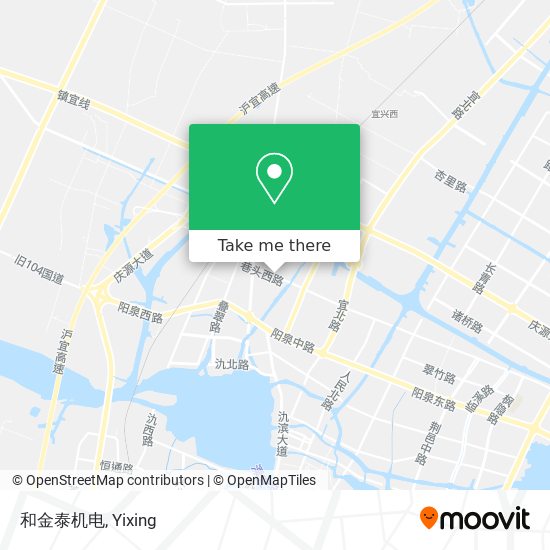 和金泰机电 map