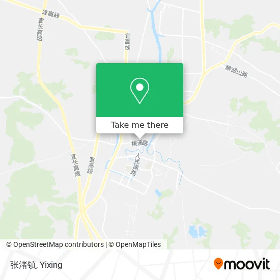 张渚镇 map