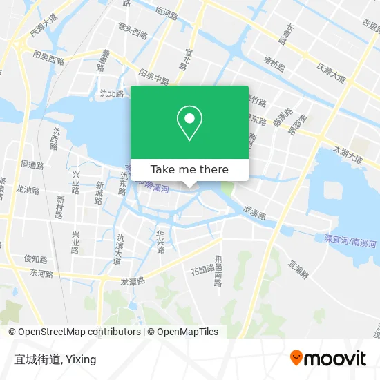 宜城街道 map