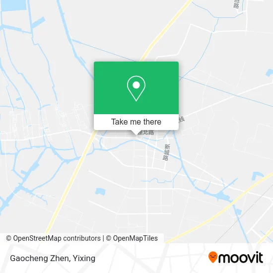 Gaocheng Zhen map