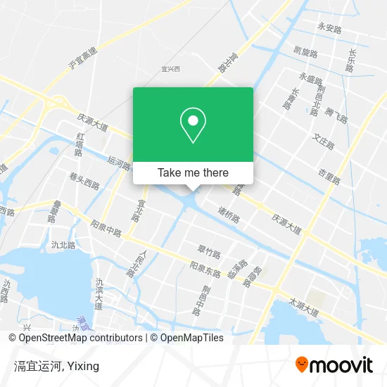 滆宜运河 map