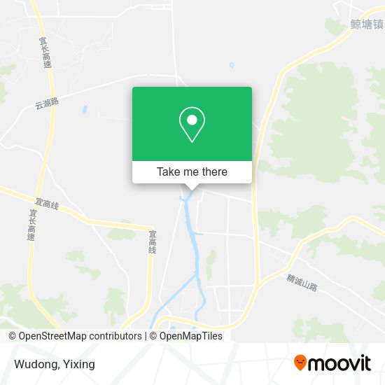 Wudong map