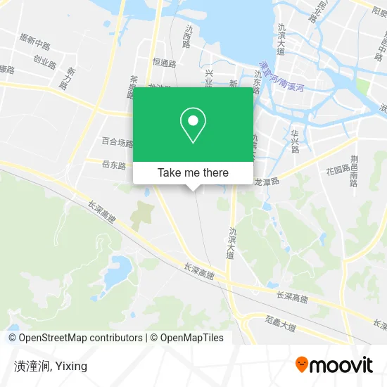 潢潼涧 map