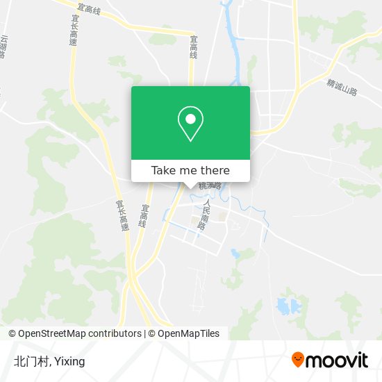 北门村 map
