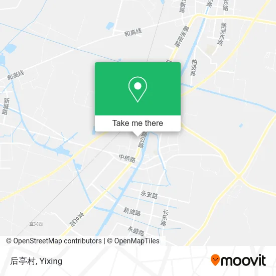 后亭村 map