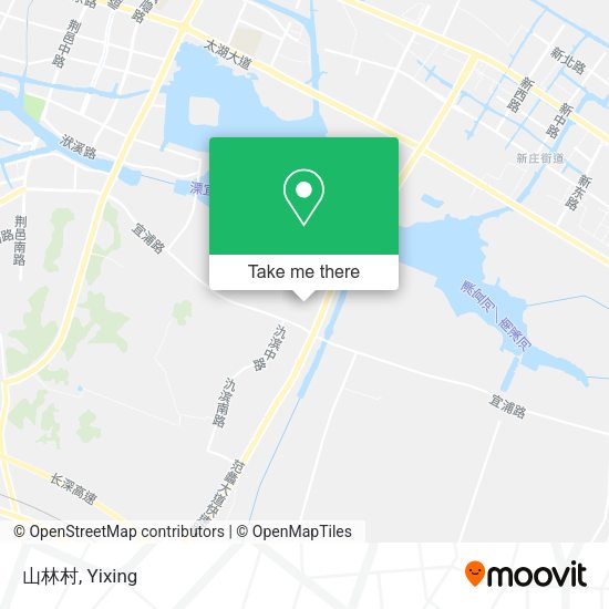山林村 map