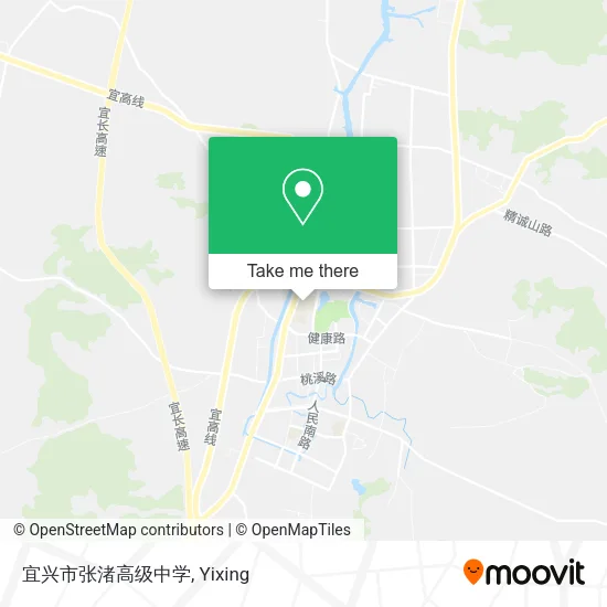 宜兴市张渚高级中学 map