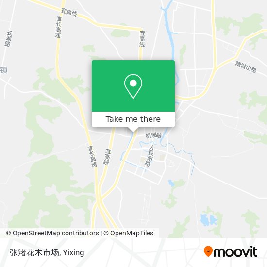 张渚花木市场 map
