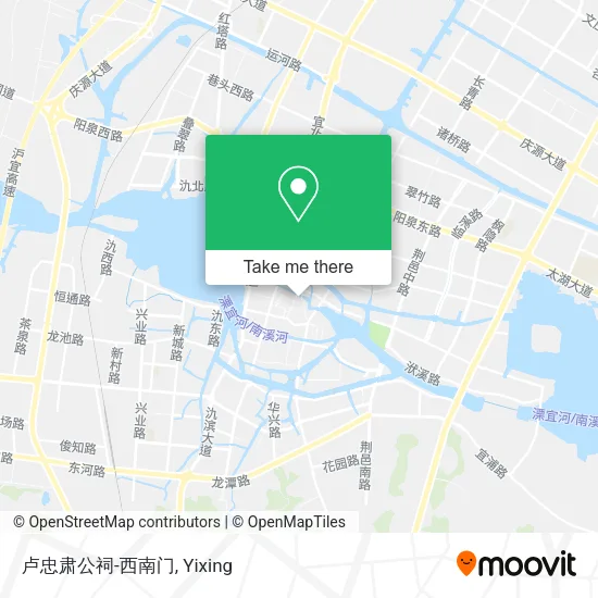 卢忠肃公祠-西南门 map