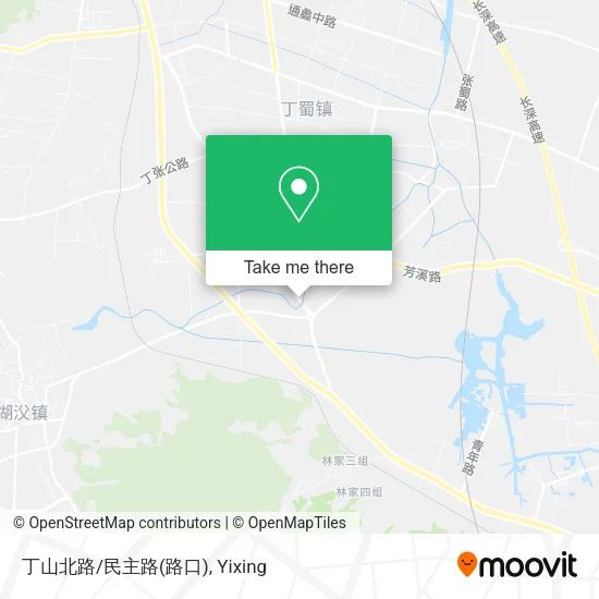 丁山北路/民主路(路口) map