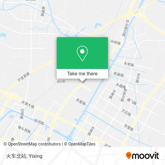 火车北站 map