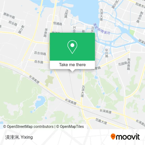 潢潼涧 map