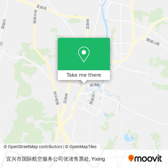 宜兴市国际航空服务公司张渚售票处 map