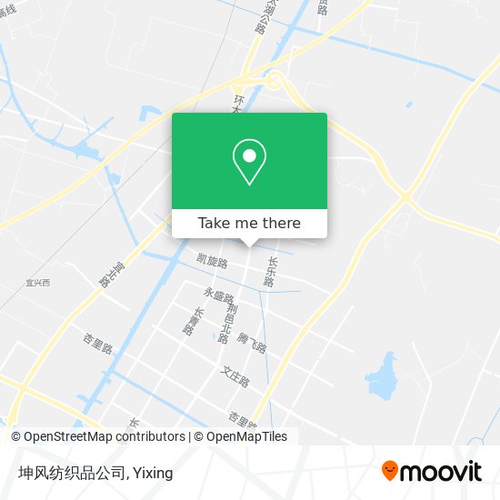 坤风纺织品公司 map