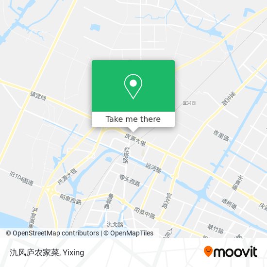 氿风庐农家菜 map