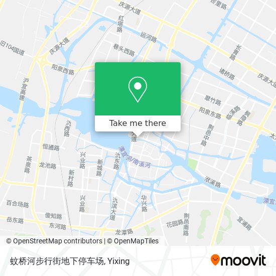 蚊桥河步行街地下停车场 map