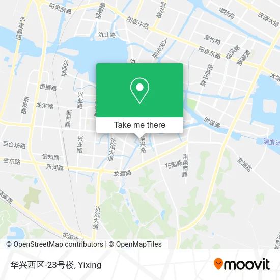 华兴西区-23号楼 map
