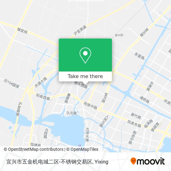 宜兴市五金机电城二区-不锈钢交易区 map