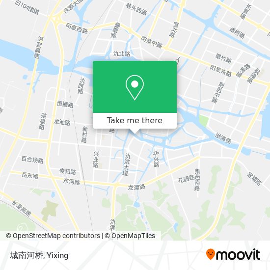 城南河桥 map