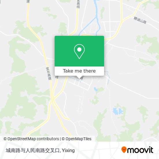 城南路与人民南路交叉口 map