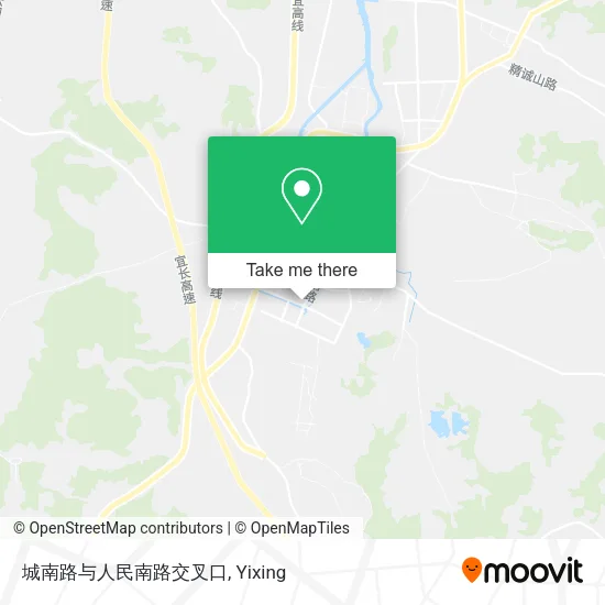 城南路与人民南路交叉口 map