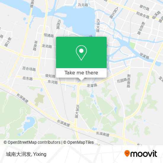 城南大润发 map