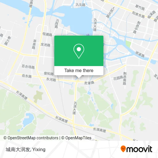 城南大润发 map