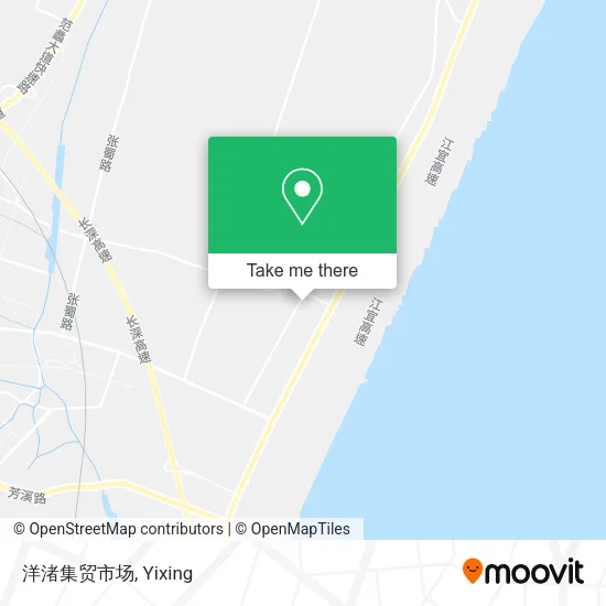 洋渚集贸市场 map