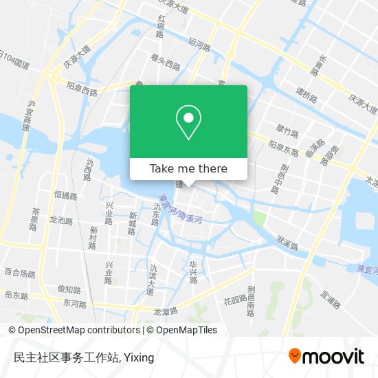 民主社区事务工作站 map
