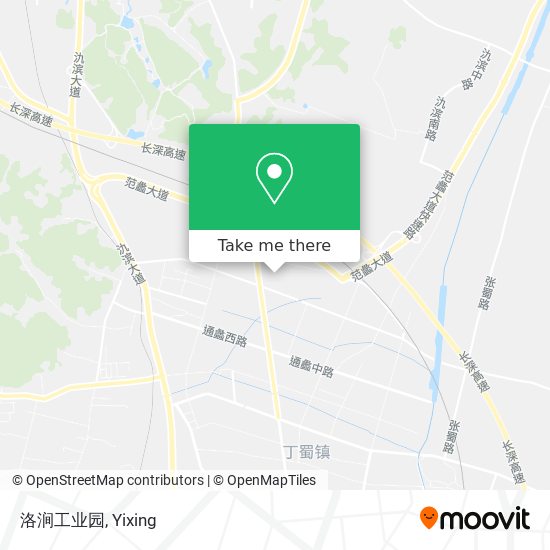 洛涧工业园 map
