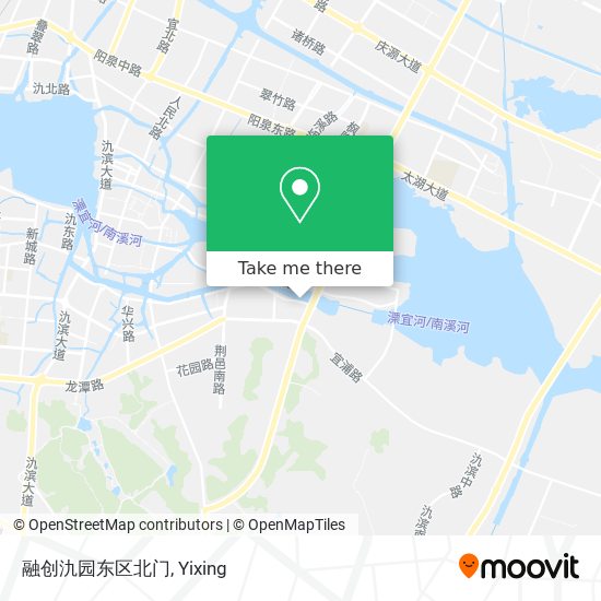 融创氿园东区北门 map