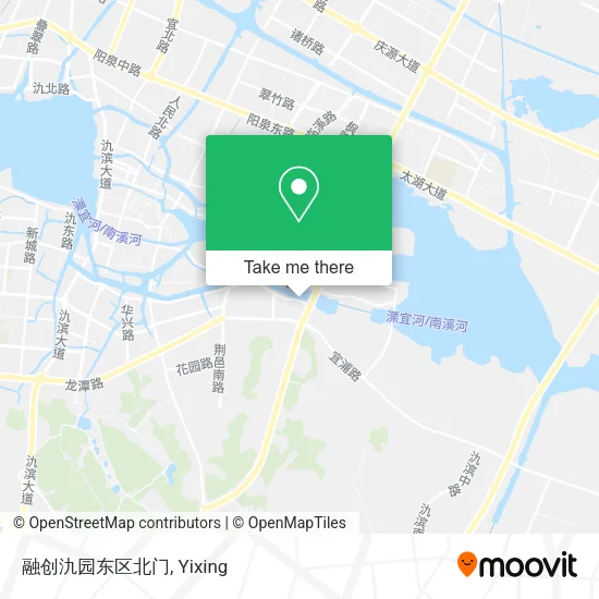 融创氿园东区北门 map