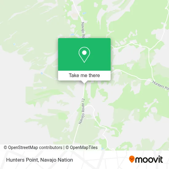 Hunters Point map