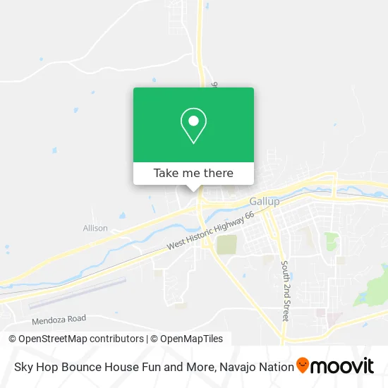 Sky Hop Bounce House Fun and More map