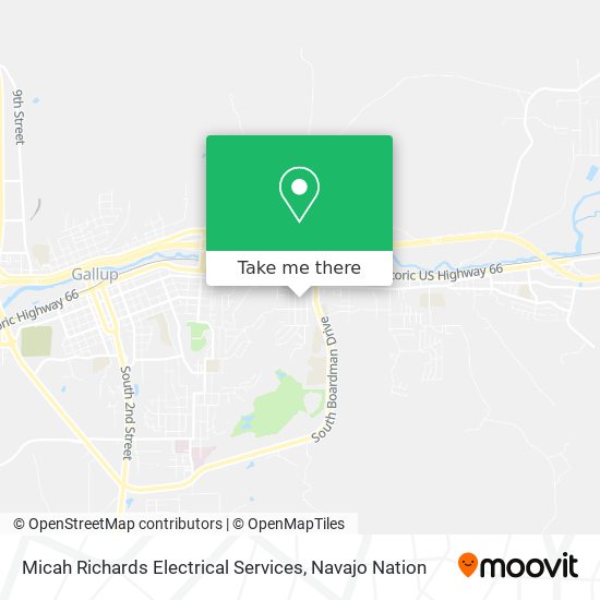 Micah Richards Electrical Services map