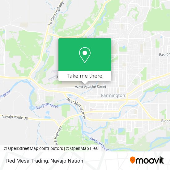 Red Mesa Trading map