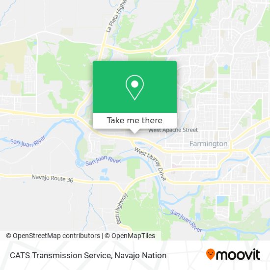 CATS Transmission Service map