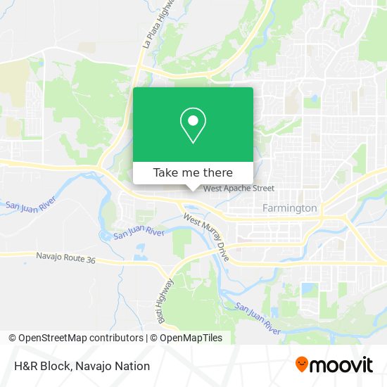 H&R Block map