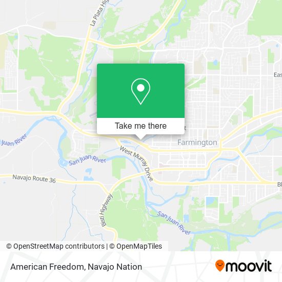 American Freedom map