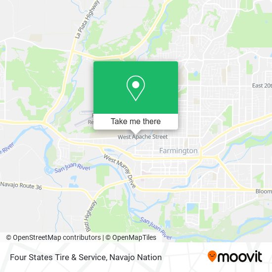 Four States Tire & Service map