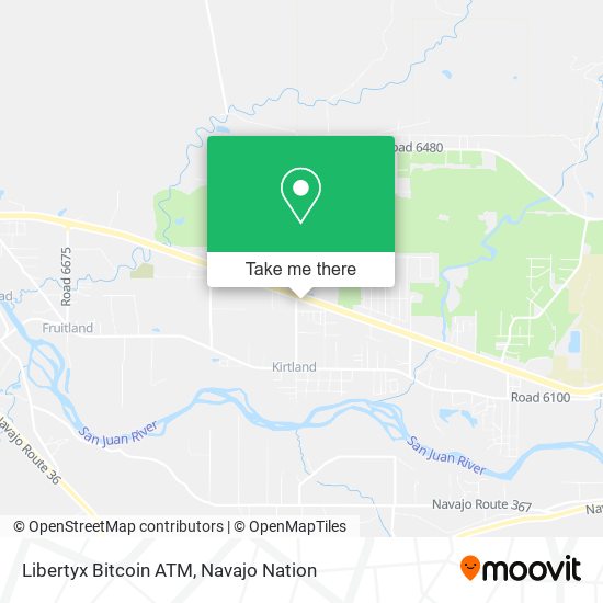 Mapa de Libertyx Bitcoin ATM