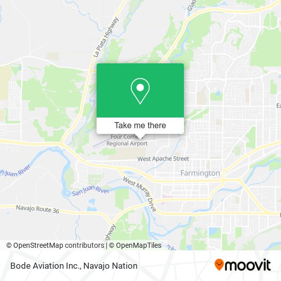 Bode Aviation Inc. map