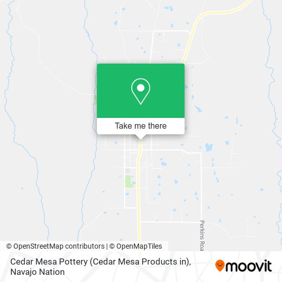 Cedar Mesa Pottery (Cedar Mesa Products in) map