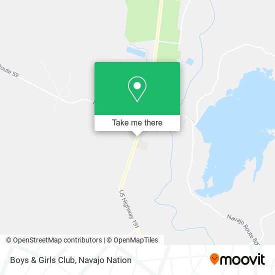 Boys & Girls Club map