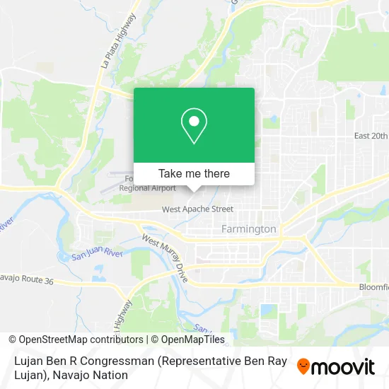 Mapa de Lujan Ben R Congressman (Representative Ben Ray Lujan)