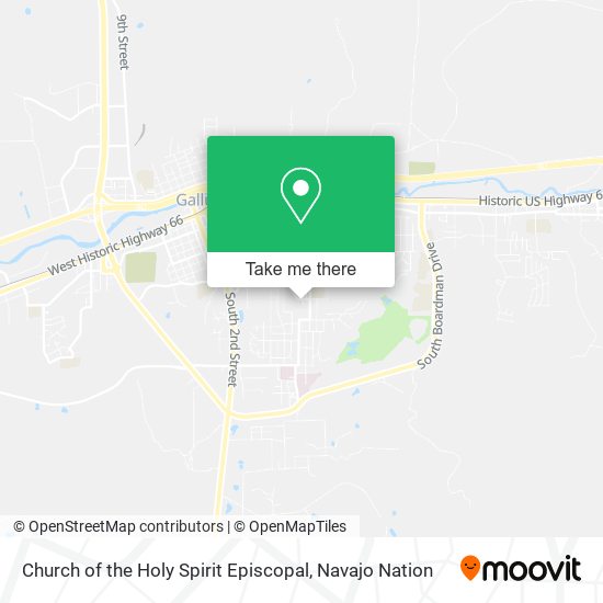 Church of the Holy Spirit Episcopal map