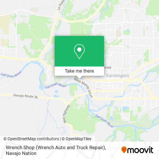 Mapa de Wrench Shop (Wrench Auto and Truck Repair)