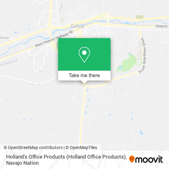 Holland's Office Products map