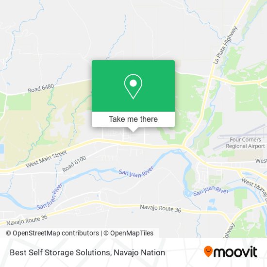 Best Self Storage Solutions map